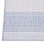 Grey & Blue Fifer Striped Outdoor Area Rug, 5x7