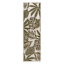 (E513) Found & Fable Santorini Cala Green Leaves Outdoor Runner, 2x7