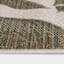 (E513) Found & Fable Santorini Cala Green Leaves Outdoor Runner, 2x7
