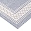 Fifer Blue Border Area Rug, 5x7