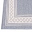 Fifer Blue Border Area Rug, 5x7