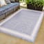 Fifer Blue Border Area Rug, 5x7