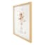 Glass Framed Circus Bear Wall Art, 17x21