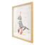 Glass Framed Circus Seal Print Wall Art, 17x21