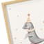 Glass Framed Circus Seal Print Wall Art, 17x21