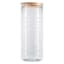 Halo Clear Canister with Bamboo Lid, 91oz