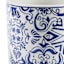 Blue & White Utensil Crock, 5.5"