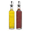 Square Ribbed Oil & Vinegar Bottle Set, 17oz