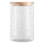 Halo Clear Canister with Bamboo Lid, 52oz
