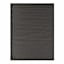 Black Textilene Outdoor Area Rug, 5x7