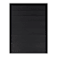 Black Textilene Outdoor Area Rug, 5x7