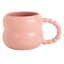 Matte Pink Bubble Mug, 15oz