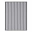 Black & White Textilene Striped Outdoor Area Rug, 5x7