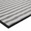 Black & White Striped Textilene Outdoor Area Rug, 5x7