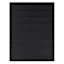 Black & White Striped Textilene Outdoor Area Rug, 5x7