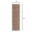 (A536) Nappa Neutral High-Low Runner, 2x7