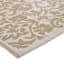 Beige Flower Plastic Outdoor Area Rug, 5x7