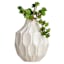Honeybloom Katherine White Ceramic Vase, 6"