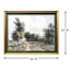 Honeybloom Glass Framed Oil Painted Landscape Wall Art, 23x29