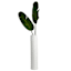 Addison White Ceramic Vase, 31"