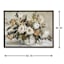 Neutral Flowers in Vase Framed Wall Art, 40x30
