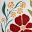 Framed Floral Embroidered Canvas Wall Art, 19x25