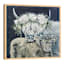 Framed Cow & Calf Canvas Wall Art, 30"