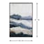 Ty Pennington Framed Mountain Canvas Wall Art, 25x37