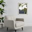 Glass Framed Floral Print Wall Art, 25x31
