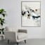 Blue Abstract Framed Wall Art, 45x60