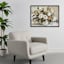 Neutral Flowers in Vase Framed Wall Art, 40x30