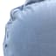 Providence Blue Round Throw Pillow with Flange, 16"