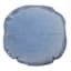 Providence Blue Round Throw Pillow with Flange, 16"