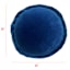 Providence Navy Blue Round Throw Pillow with Flange, 16"