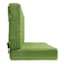 2-Piece Lime Green Canvas Deep Seat Cushion