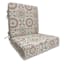 2-Piece Medallion Sandstone Outdoor Deep Seat Cushion