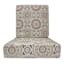 2-Piece Medallion Sandstone Outdoor Deep Seat Cushion