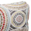 Medallion Sandstone Outdoor Tufted Back Cushion