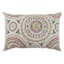Medallion Sandstone Lumbar Outdoor Throw Pillow, 14x20