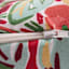 Tropical Cherry Oversized Square Outdoor Throw Pillow, 20"