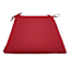 Brick Red Canvas Outdoor Square Seat Cushion