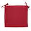 Brick Red Canvas Outdoor Square Seat Cushion