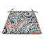 Denim Multicolor Paisley Outdoor Square Seat Cushion