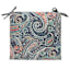 Denim Multicolor Paisley Outdoor Square Seat Cushion