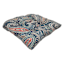Denim Multicolor Paisley Outdoor Wicker Seat Cushion