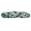 Watercolor Atlantis Outdoor Wicker Seat Cushion
