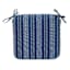 Indigo Stripe Outdoor Chair Cushion