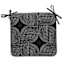 Black Geo Outdoor Chair Cushion