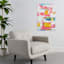 Colorful Abstract Canvas Wall Art, 24x36