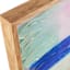 Glass Framed Colorful Abstract Print Wall Art, 19x25